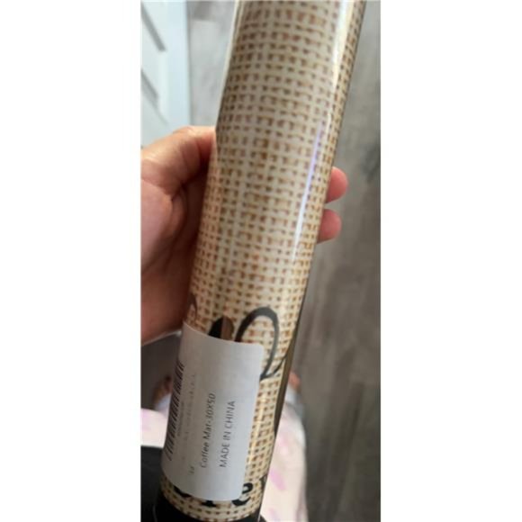 Coffee Bar Mat | Stain-absorbent with waterproof rubber backing | Coffee 19"x12" - Picture 2 of 8